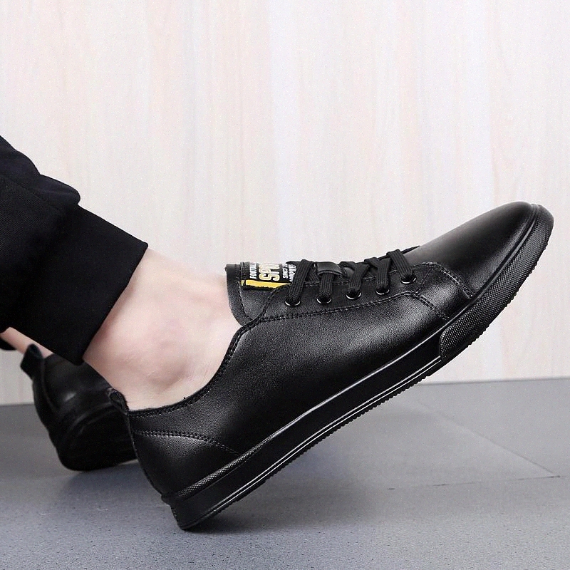 

Fashion Brand Men genuine Leather Shoes outdoor Male Casual Shoes Breathable Sneakers cow Leather lace up Mens Moccasins shoes 4 #u940