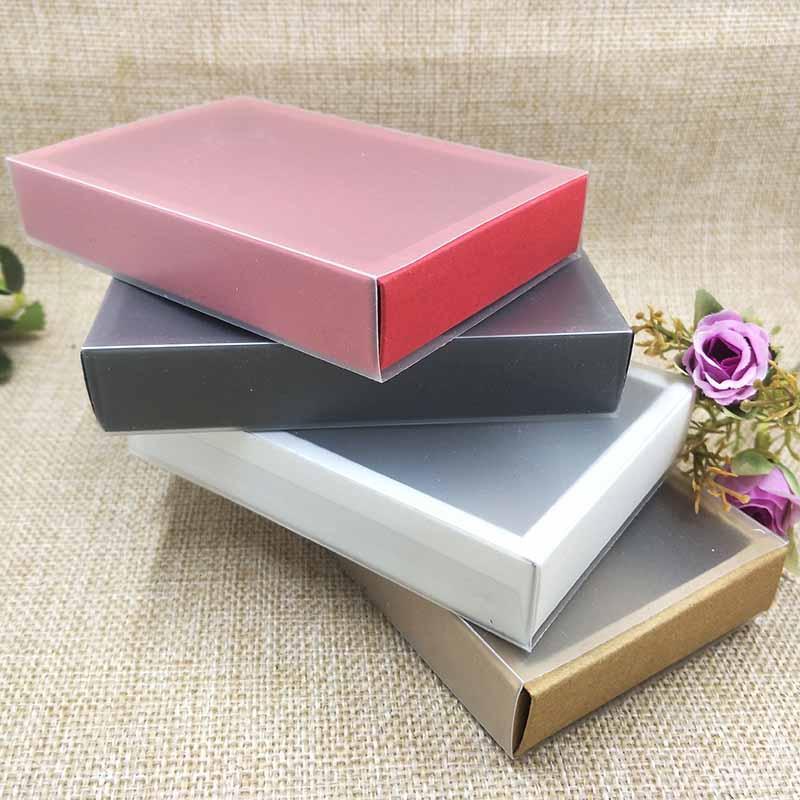 

20ps/Lot 2018 New Drawer Gifg Boxes For Necklace /Eaarring Packing PVC /Paper Cover Box Cake/Candy Wedding Favour BOX1