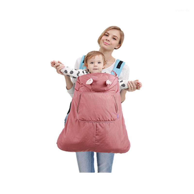 

Newborn Cape for Baby Carrier Sling Seat Kids Outdoor Windproof Warm Cape Overall Cover Winter Warm Hat Adjust Pocket Fashion1, Red