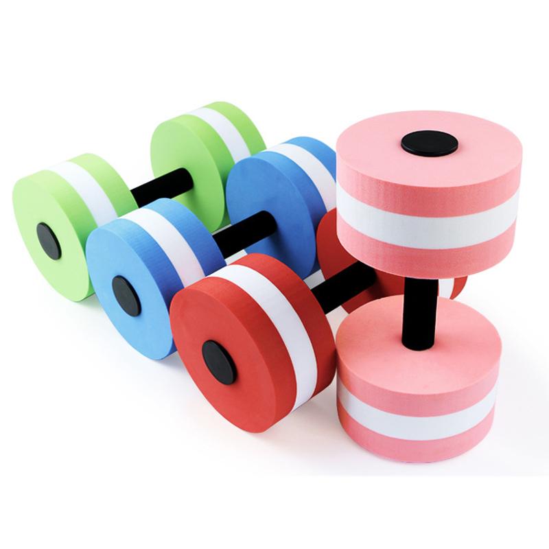 

1Pc Water Floating Dumbbell Swimming Aerobics Aquatic Barbell Sport Yoga Fitness Dumbbells Thickened Handle Exercise Equipments, Red