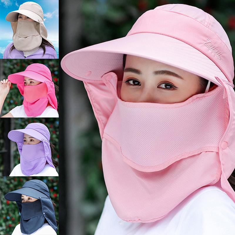 

Man And Women Summer Sun Hat Sun Protection Hat Windproof Summer Riding Neck Cap Hats For Gift, Beige
