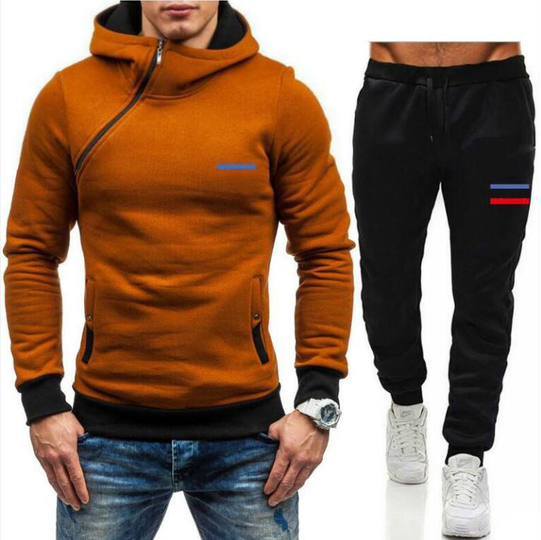 

Man sweatsuit Designer Tracksuit Hoodie Sweatshirts Black White Autumn Winter Jogger Sporting Suit Mens Sweat Tracksuits Set Plus Size S, Customize