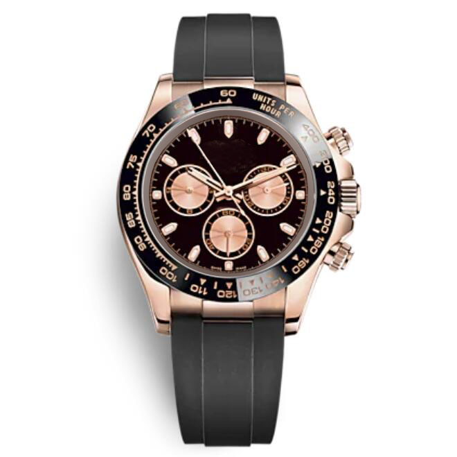 

Classic Mens Designer Watches Automatic Rubber Strap Mechanical Movement Clock orologio da uomo Casual Wristwatch Montre homme de luxe, Box