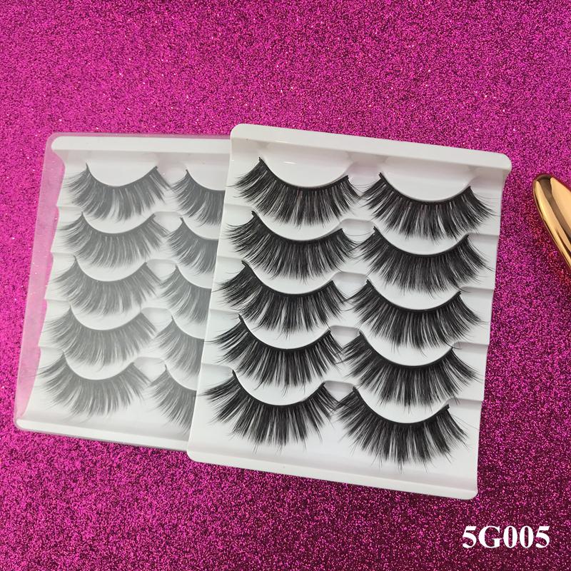 

3D Faux Mink Eyelashes 100% Handmade Cruelty free Natural Reusable Eye lashes Fake eyelashes