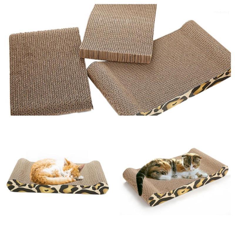 

Sofa Design Cat Scratching Corrugated Board Toy Scratcher Bed Pad Reversible Pet1