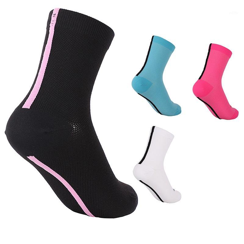 

Sport Cycling Socks Calcetines Ciclismo Professional Rapha Men Women Breathable Road Bicycle Socks Outdoor Sports Racing1, White