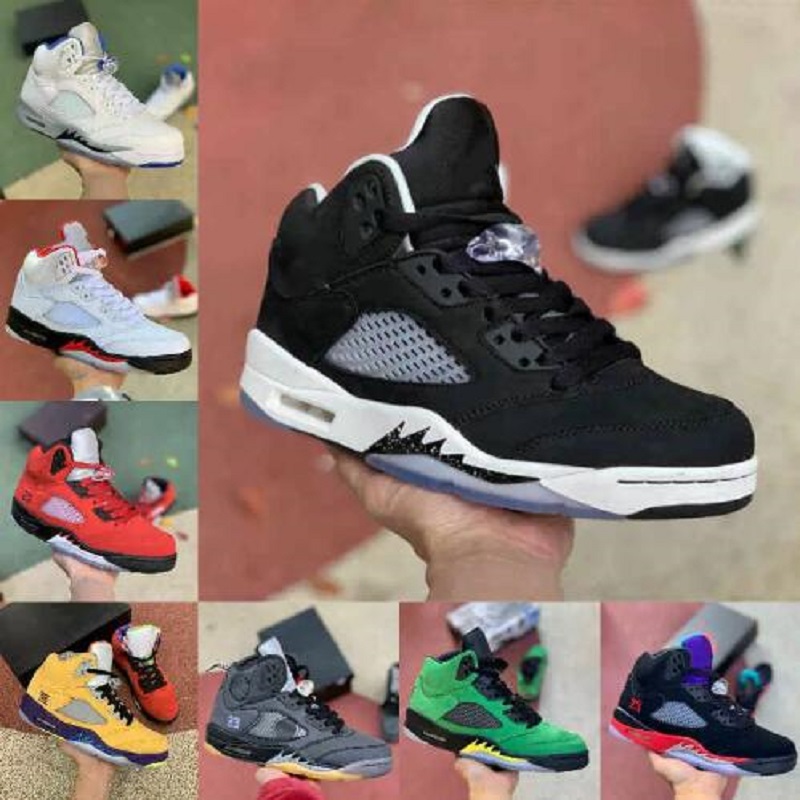 

US13 jumpman 5 men basketball shoes 5s aternate be fire red 4S alternate grape inspire oregon ducks mens trainer sports sneakers, # 41
