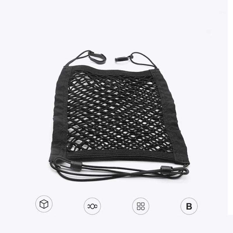 

Universal Double-Layer Storage Mesh Bag In The Seat Storage Bag Car Accessories Modification Accessories1