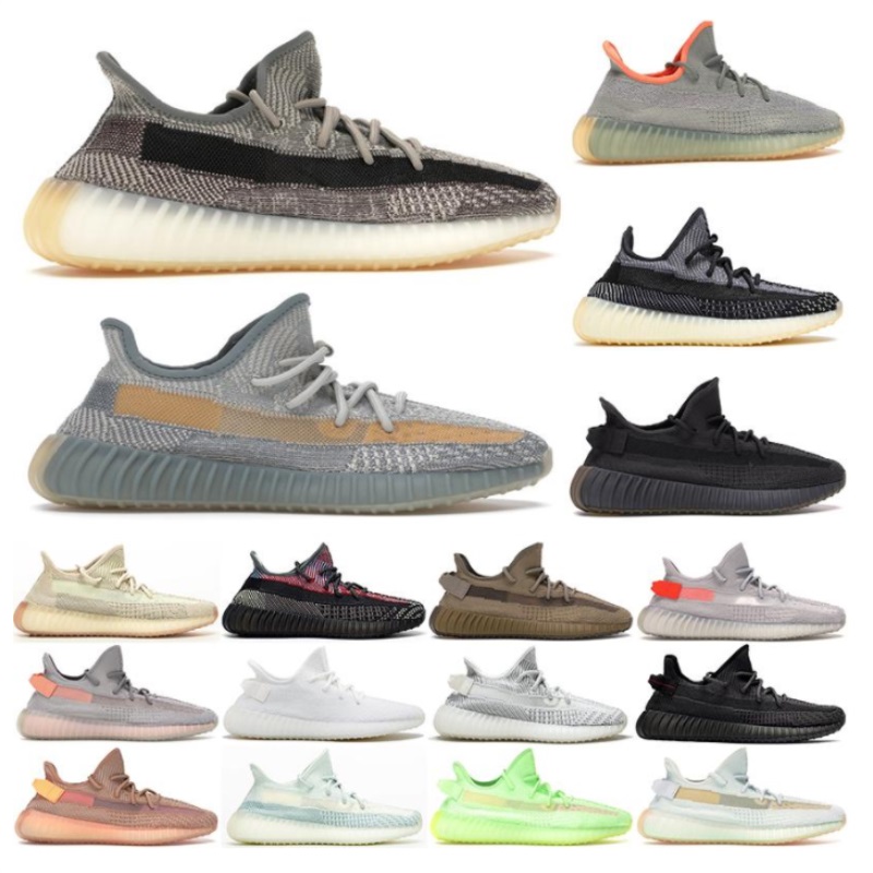 

2020 Kanye West Eliada Carbon Zyon Yecheil Black Zebra Cream White Mens Womens Running Shoes Sport big size des chaussures 13