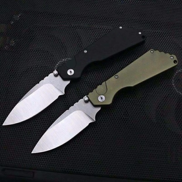 

protech strider side open automatic auto knife single action D2 blade Hunting Pocket Knife folding fishing self defense Knife 19012