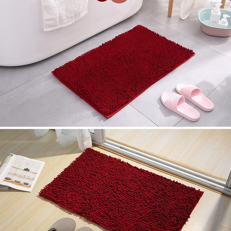 

40*60CM Anti-Skid Fluffy Shaggy Area Rug Home Room Carpet Floor Mats Bedroom Bathroom Floor Door Mat Shag Rugs1, Fruit green 40x60cm