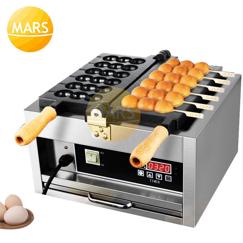 

Electric/Gas Skewer Waffle Maker Machine Takoyaki Octopus Balls Grill Pan Non Stick Ball Shaped Waffle Baker Quail Egg Skewer