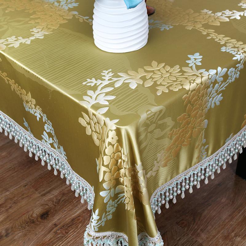

Cloth a] Continental luxury high-grade precision jacquard tablecloths tablecloth table 010 coffee table cloth tablecloths and e1, As pic