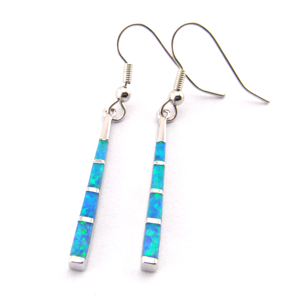 

newest fashion earring Mexican Opal jewelry 925 stamped