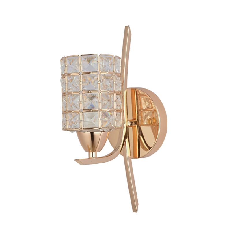 

Modern Bedroom Crystal Wall light Chrome Base Living/Study/Dining Room Wall Lamp Pub Club Glaring Lighting Fixtures