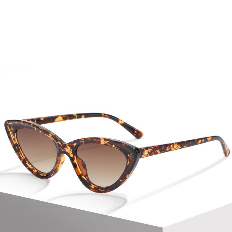 

Sunglasses 2021 Fashion Small Cat Eye Women Vintage Gradient Eyewear Men Blue Pink Green Sun Glasses Shades UV400