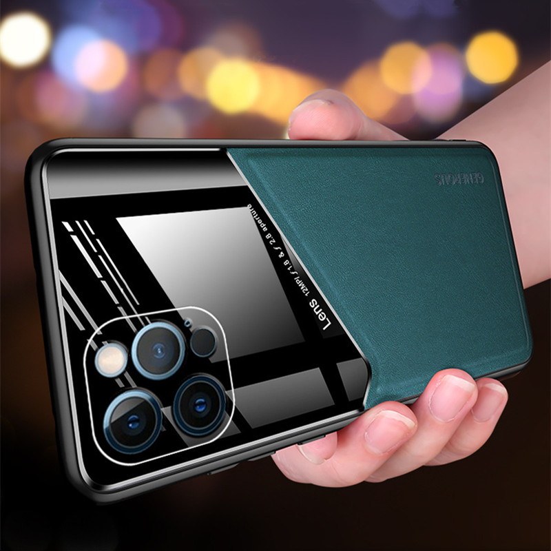 

Hot Selling Protect Eye Mobile Phone Case Magnetic Car Phone Case Cover For iPhone 12 Mini Pro Max 11 Pro X XS Max XR 8 7 Plus, Orange