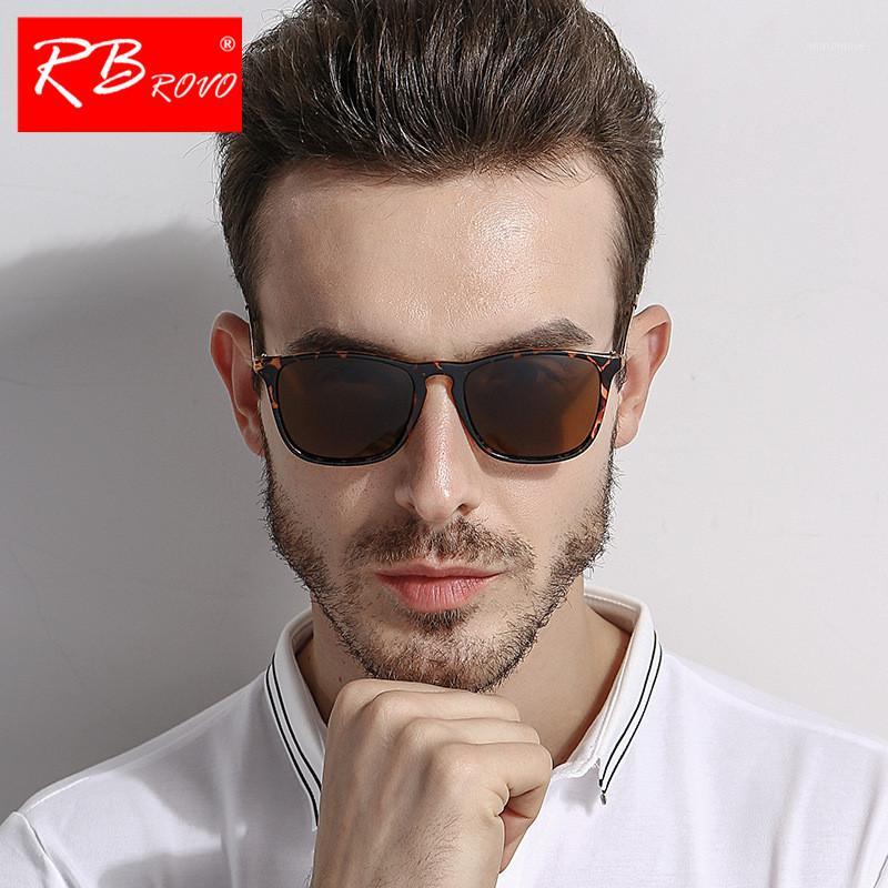 

RBROVO 2018 HD Polarized Sunglasses Men High Quality Driving Goggles Male Outdoor Travel UV400 Lunette De Soleil Femme TR901