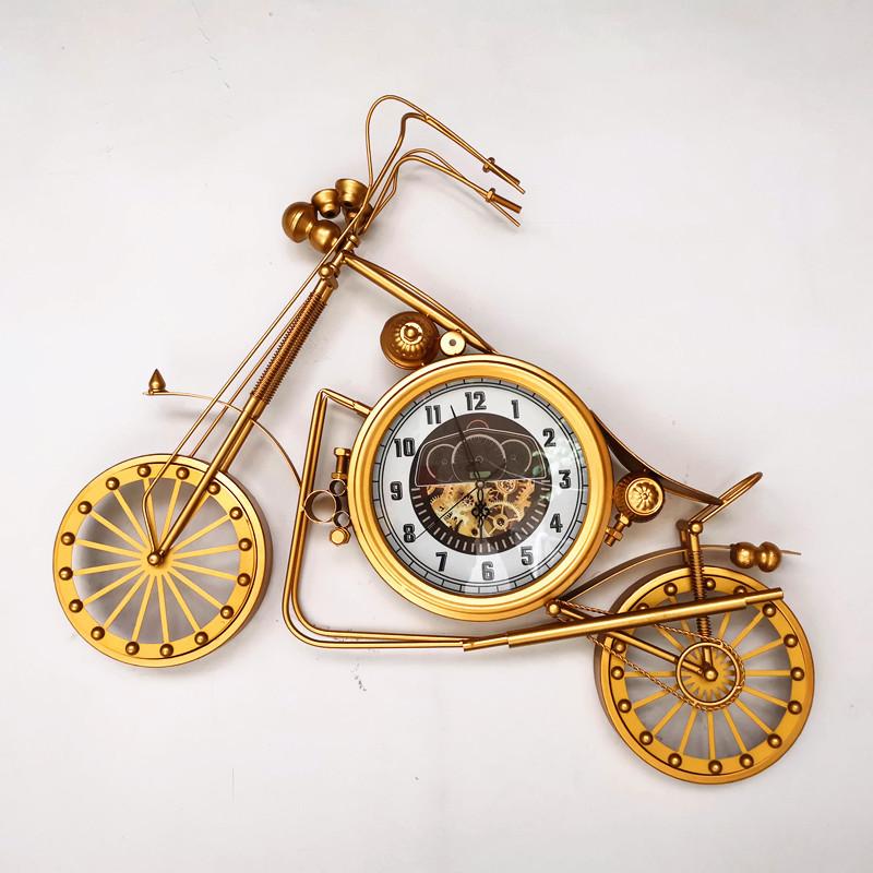 

Simple Iron Wall Clock Mechanism Children Large Modern Living Room Watch Metal Decor Outdoor Wanduhr Home Decor BY50GZ