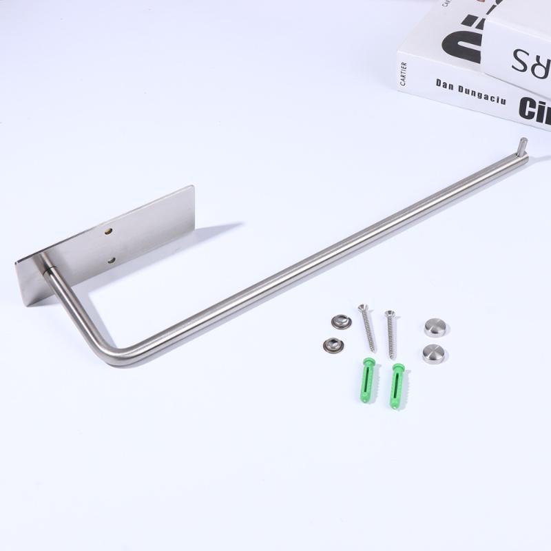 

1 pc Practical Stainless Steel Tissue Dispenser Paper Towel Rack for Condos1