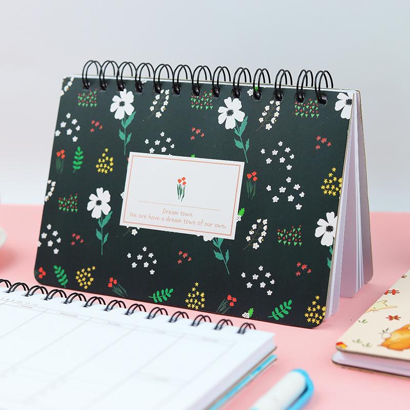 

Portable Cute Planner 2021 2021 Agenda Organizer Notebook Daily Weekly Schedule Diary Notepad School Office Supplies Stationery