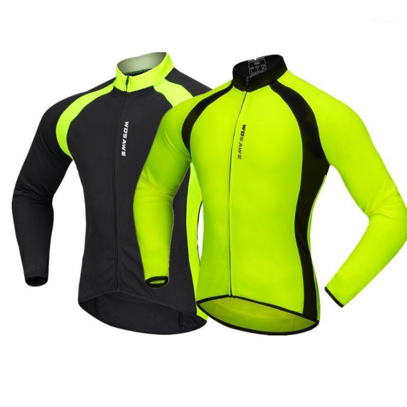 

Cycling Jerseys Autumn Winter Men Bicycle Sportswear Breathable Cycle Downhill MTB Reflective Long Sleeve Clothing Bike Shirts1, Bc228 g