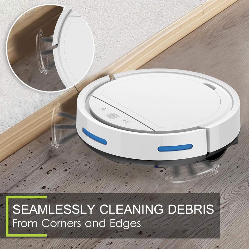 

Smart Vaccum Cleaner Robot Vacuum Cleaner Dust Removal Cleaning Sweeper Automatically Charge WIFI Compatible with Alexa Google