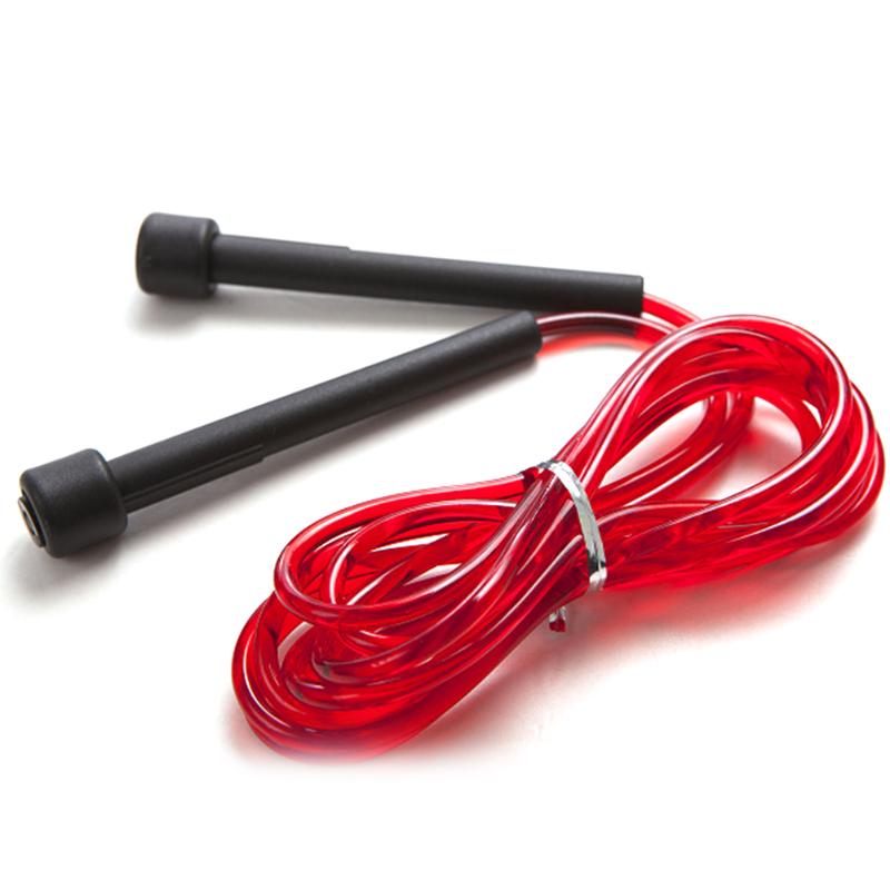

275cm Jump Rope Fitness Boxing Speed Training Workout Adjustable Weight Loss Skipping Sports Transparent PVC Universal