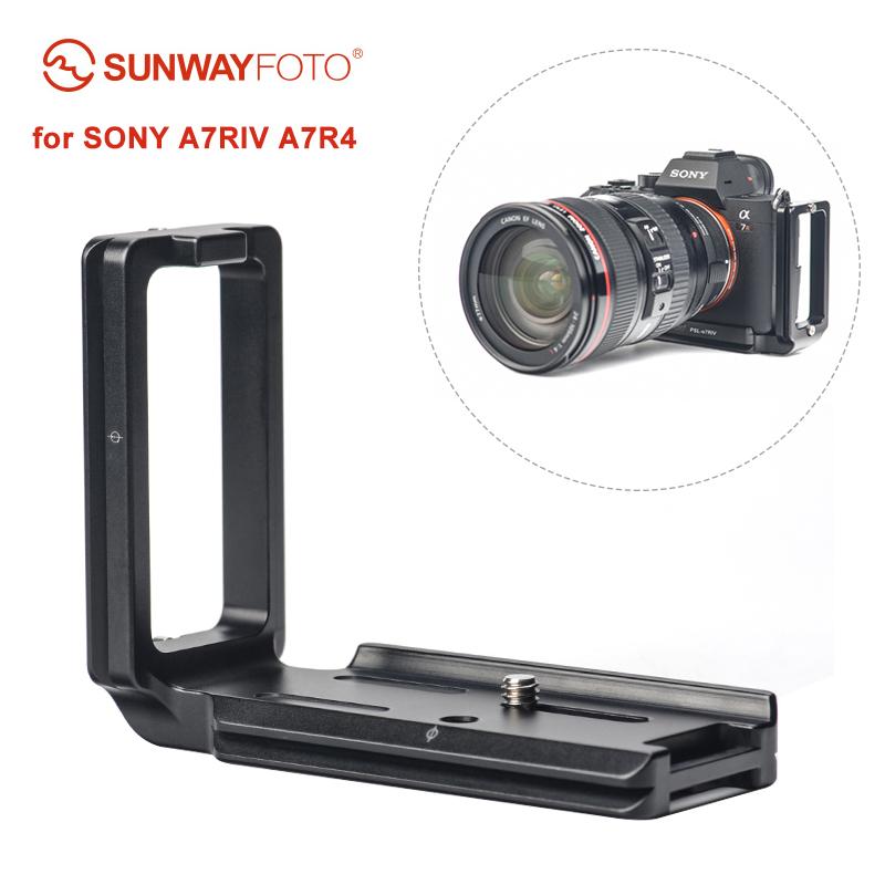 

SUNWAYFOTO PSL-A7RIV Camera Quick Release Plate for SONY A7RIV A7R4 L Plate L Shape Bracket Baseplate