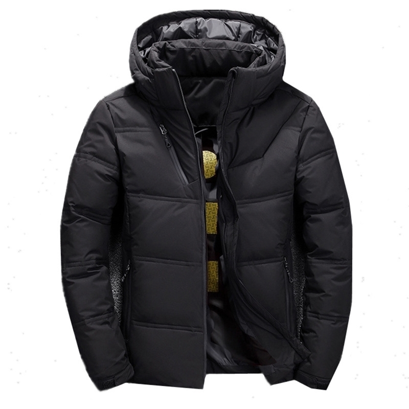 

BOLUBAO Winter Down Parkas Mens Quality Thermal Thick Parka Male Warm Outwear Fashion White Duck Down Jacket Men Coats 201126, Dark gray