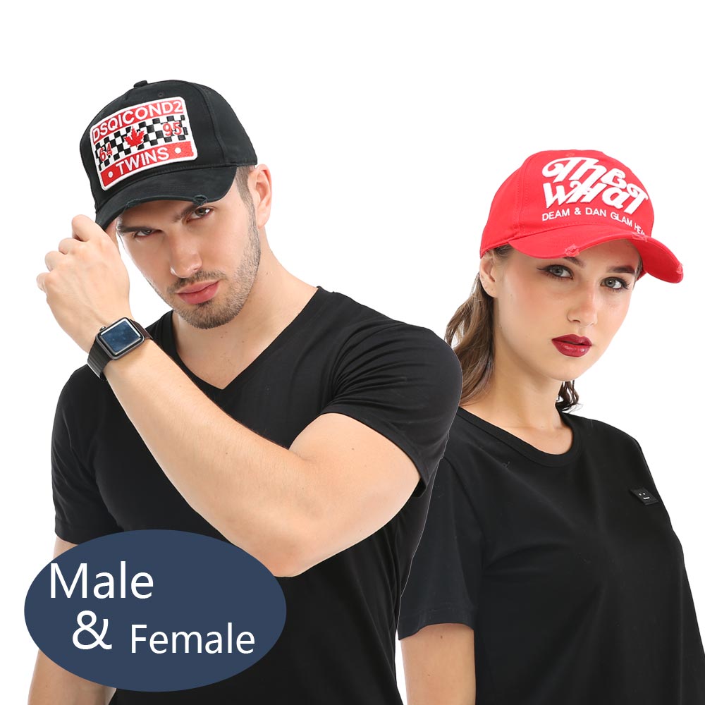 

D65 icon DSQICOND2 Baseball Cap Men And Women Fashion Design Cotton Embroidery Adjustable Sports Caual Hat Nice Quality Head Wear, Blue;gray