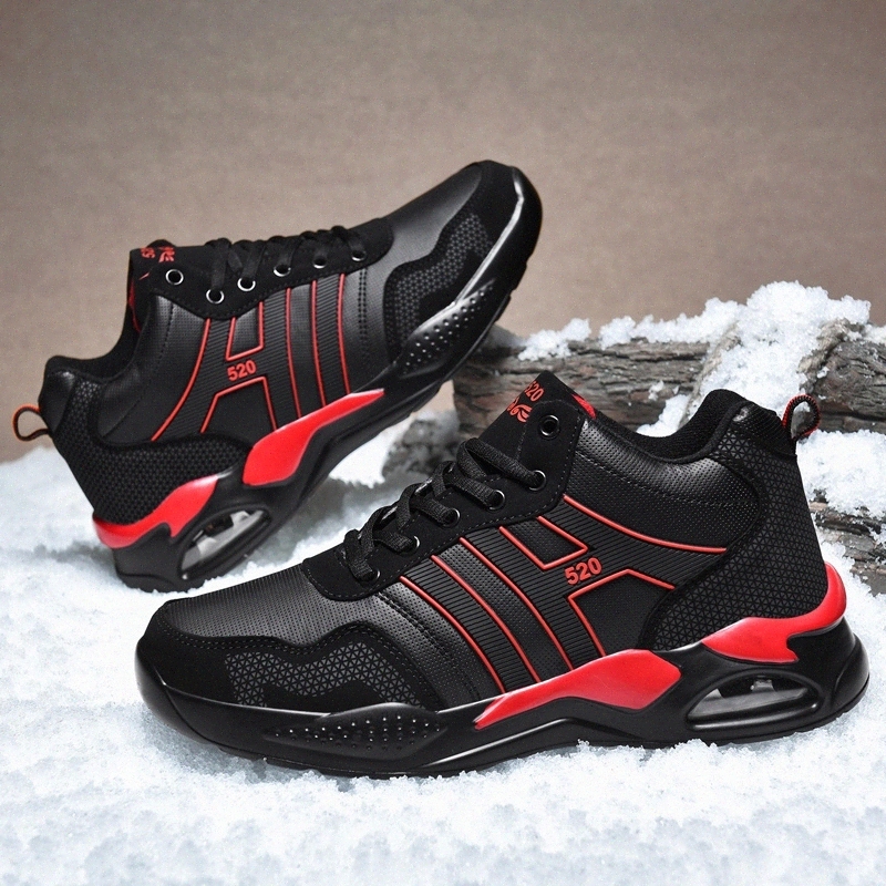 

Autumn Winter Sneakers for Men New Style Plus Velvet Cotton Shoes Comfort Air Cushion Casual Mens Shoe Breathable Zapatillas #q711