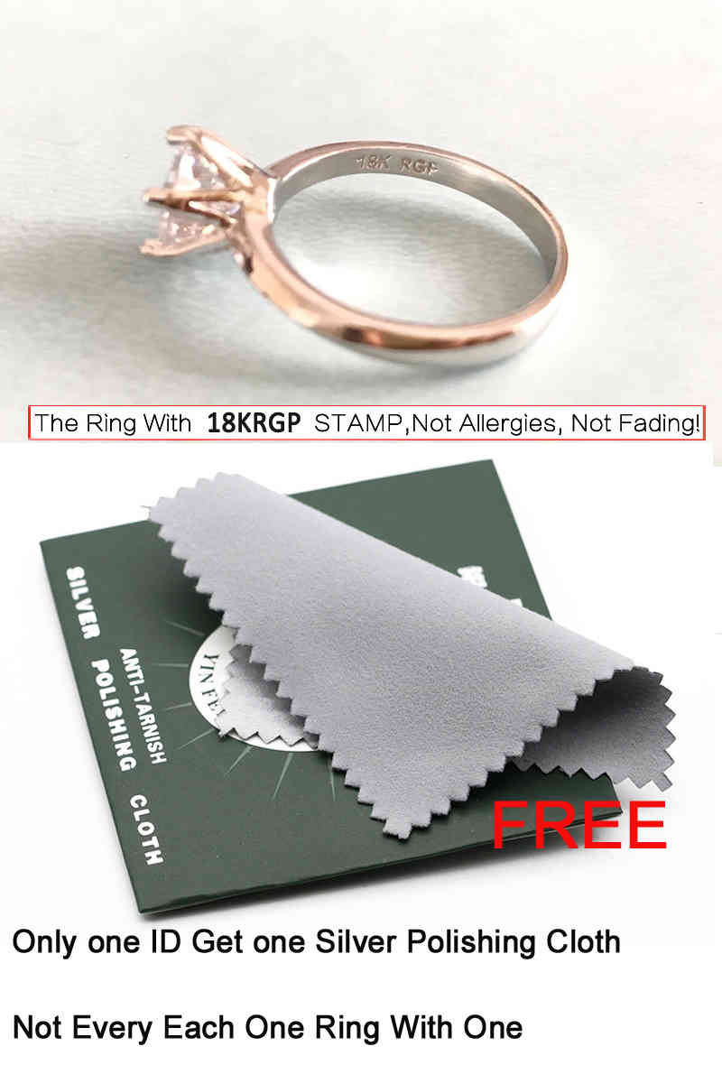 

with Certificate 18k White Gold Solitaire 6mm 8mm Lab Diamond Ring Engagement Wedding Bands Gift for Women No Fade Allergy 275I
