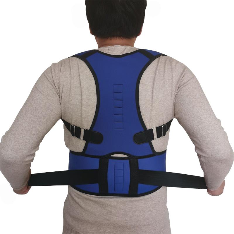 

Posture Corrector Adjustable Back Support Men/women Back Clavicle Spine Shoulder Correction Brace Belt Strap, White