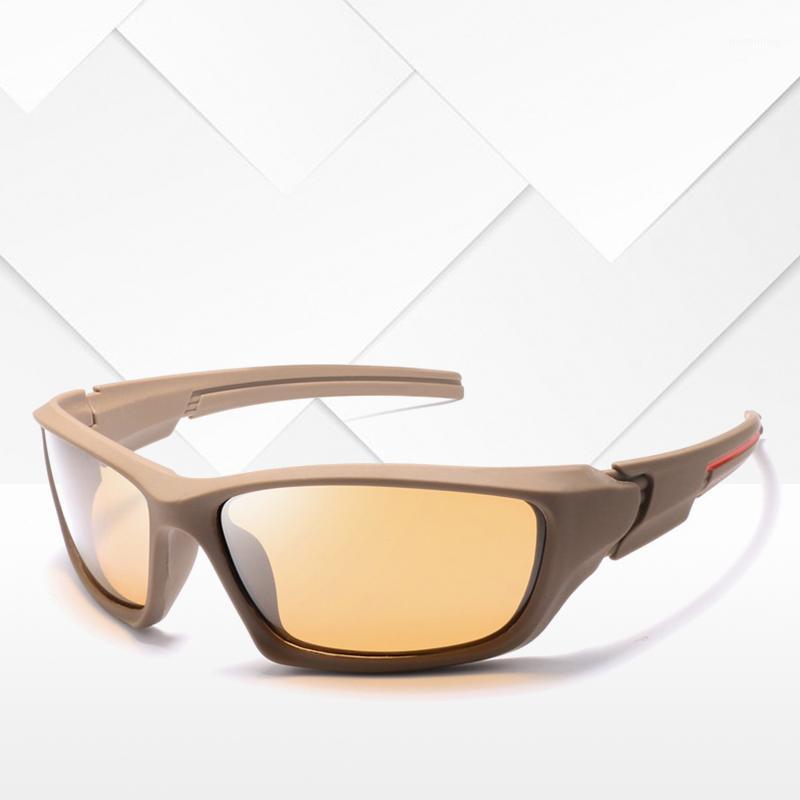 

Outdoor Polarized Sunglasses Men 2020 Brand Designer Square Sports Sun Glasses for Men Driving Black Frame Goggle UV400 okulary1