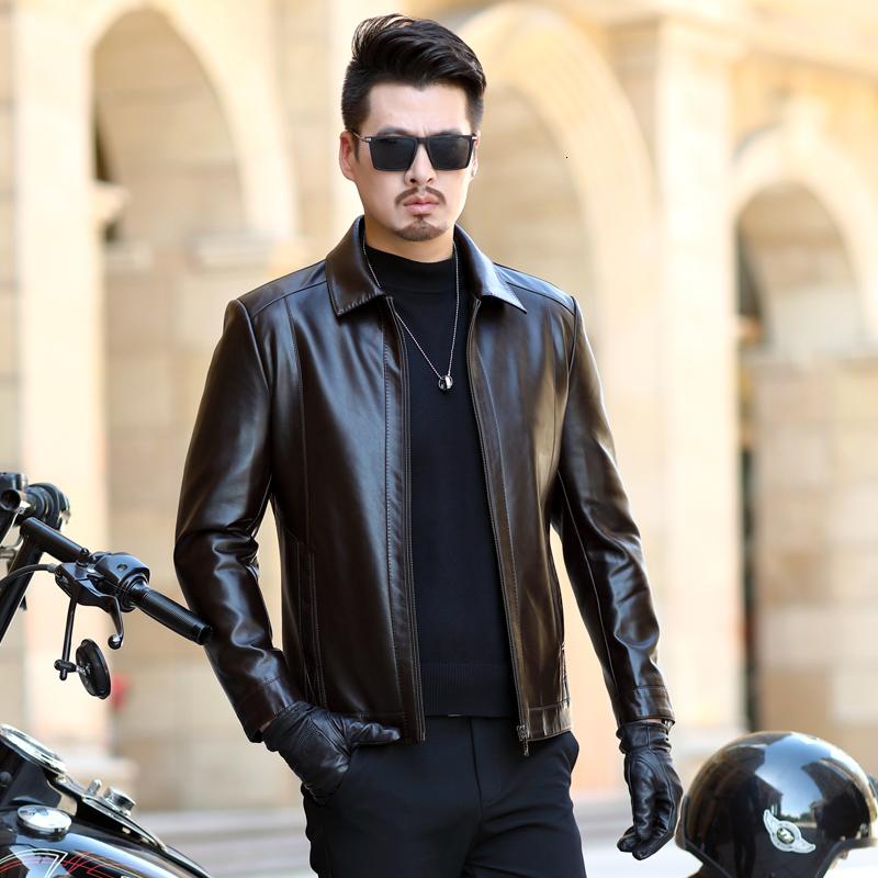 

Black Pu Casual Warm new Men Winter Jacket Male Leather Fluffy Coat Plus Size Faux Fur Thick Windbreaker