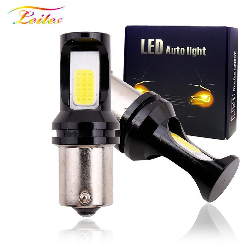 

2pcs High Power 1156 BA15S P21W S25 LED Light Bulb Canbus 6000K Reverse Light Back Up Tail Turn Signals Brake1, As pic