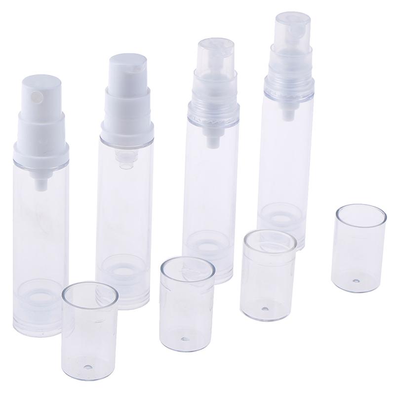 

2pcs 5/10/15ml Portable Empty Airless Vacuum Pump Bottle Refillable Plastic Lotion Travel