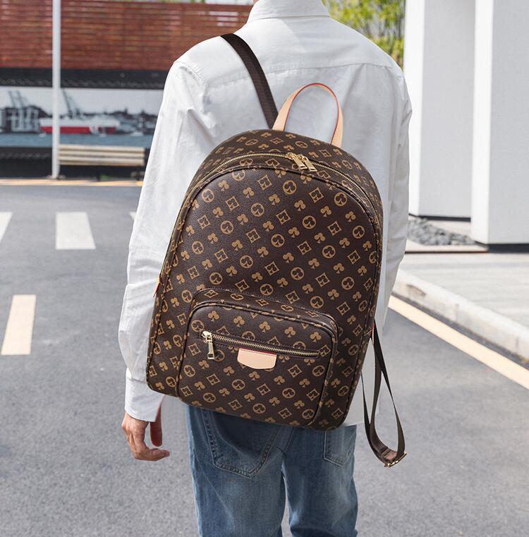 

2023 High-quality luxury leather Christopher Backpack Luxurys Designer backpack men's and women's classic floral plaid school bags shoulder bag backpack #41379