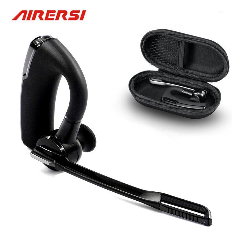 

AIRERSI K6 Business Bluetooth Headset smart car call Wireless Earphone with Microphone hands-free and Headphones Storage Box1