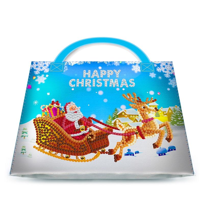 

5D DIY Diamond Painting Non-Woven Fabrics Ornaments Christmas Tree holders E56E