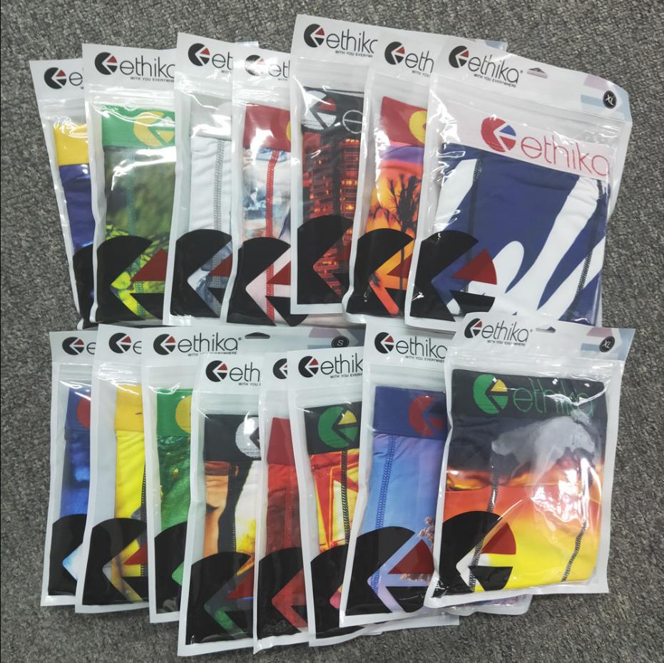 

ethika men boxers Promotion Random styles ethika boxers underwear sports hip hop underwear street briefs knickers quick dry wholesale bo6464, Random colors