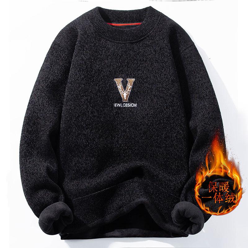 2020 new fashion autumn and winter men's turtleneck sweater pure color casual sweater men's slim brand knitted pullover