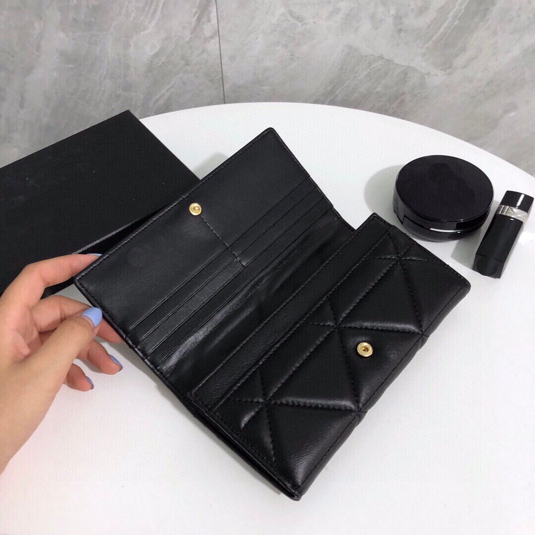 

Fashion Long Wallet 21 New High Quality Card Package Designer Letter Advanced Texture Trend Men and Women Wallet Bags WF2012173