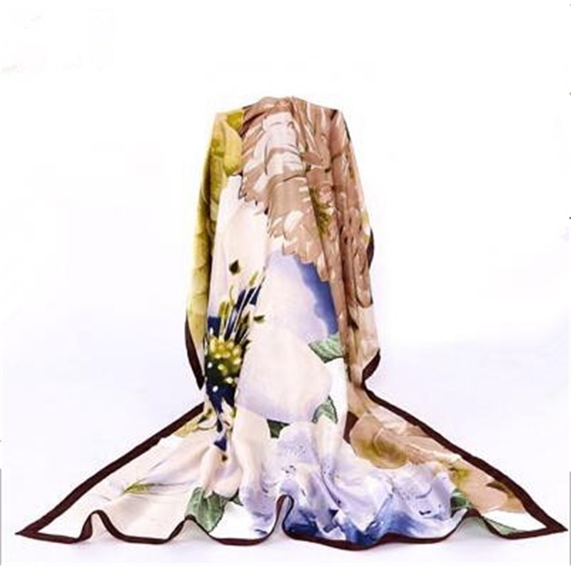 

100% silk flower pashmin soft tissue for high quality woman