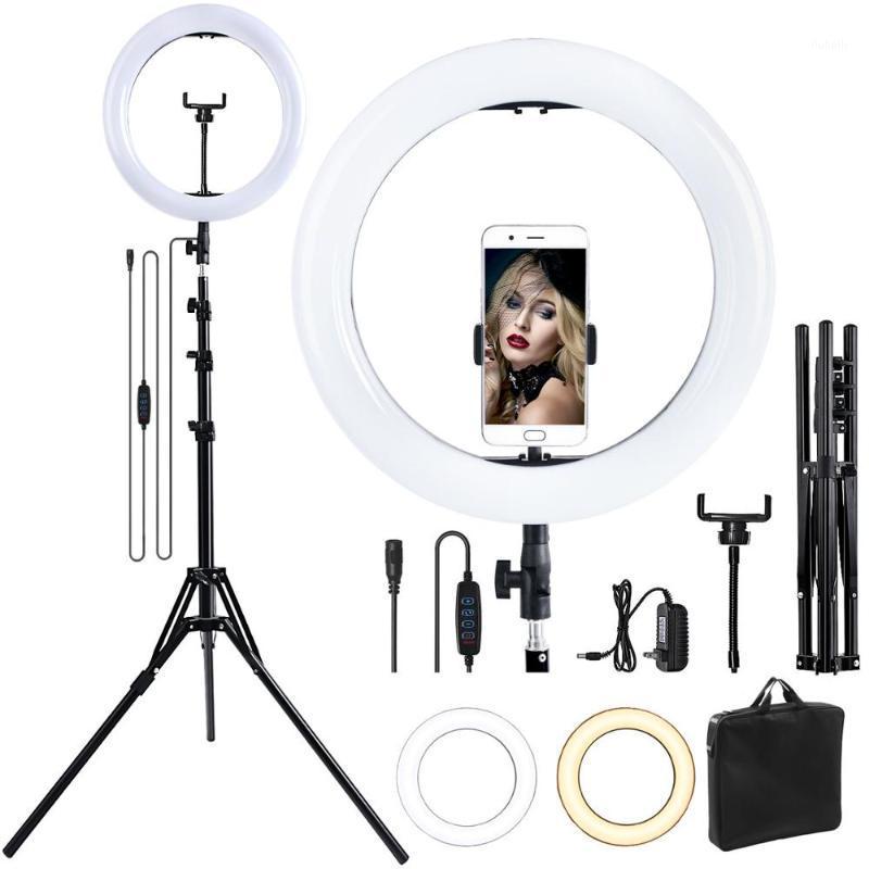 

fosoto 14 Inch Led Selfie Ring Light Photographic Lighting Video Ring Lamp Ringlight With Tripod For Phone Makeup YouTube1
