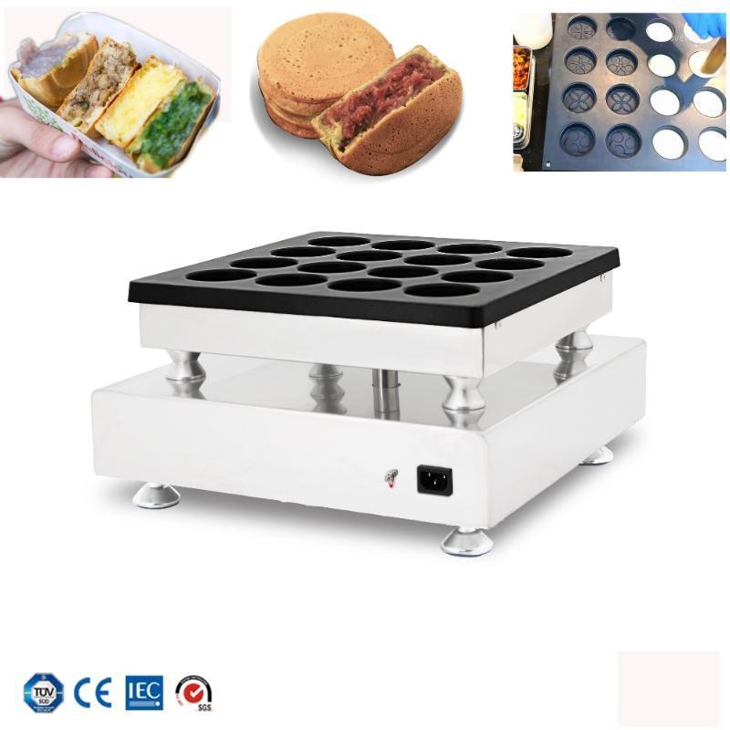 

Red bean cake machine egg burger machine 16 holes wheel cake Red Bean Maker grill1