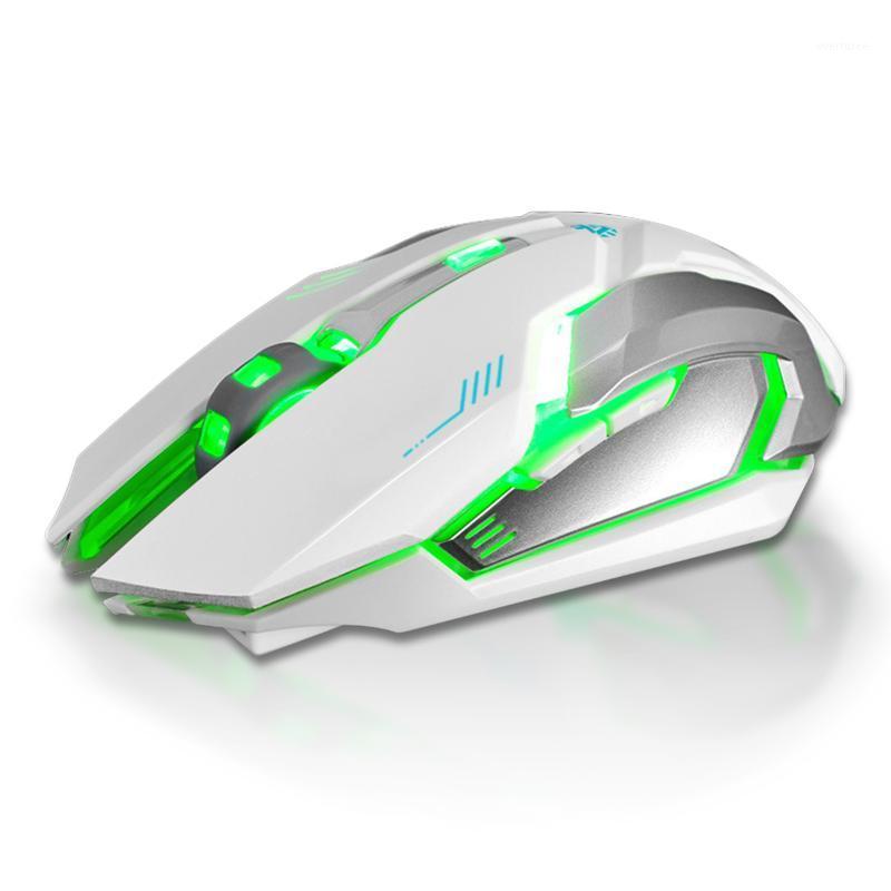 

SOONHUA Wireless Gaming Mouse Battery Gamer Colorful LED Mouse Game Mouses 2.4G With Mini Receiver And Charging Cable1