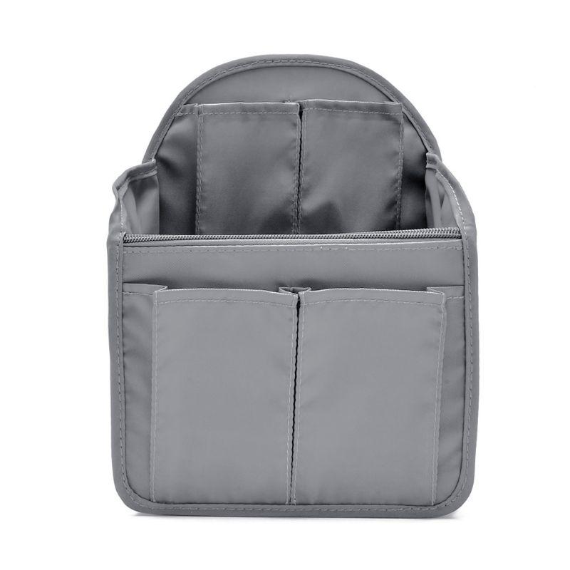 

Backpack Insert Organizer Bag Gadget Multi-Pocket Handbag Pouch Case, Gy