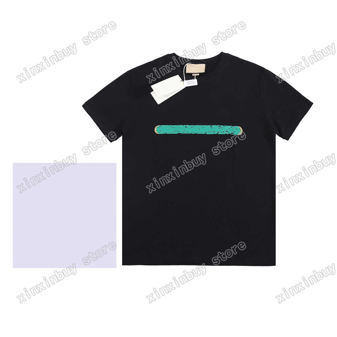 

22ss Men Women Designers T-Shirts tee Belt print short sleeve Man Crew Neck paris Fashion Streetwear white black XS-L